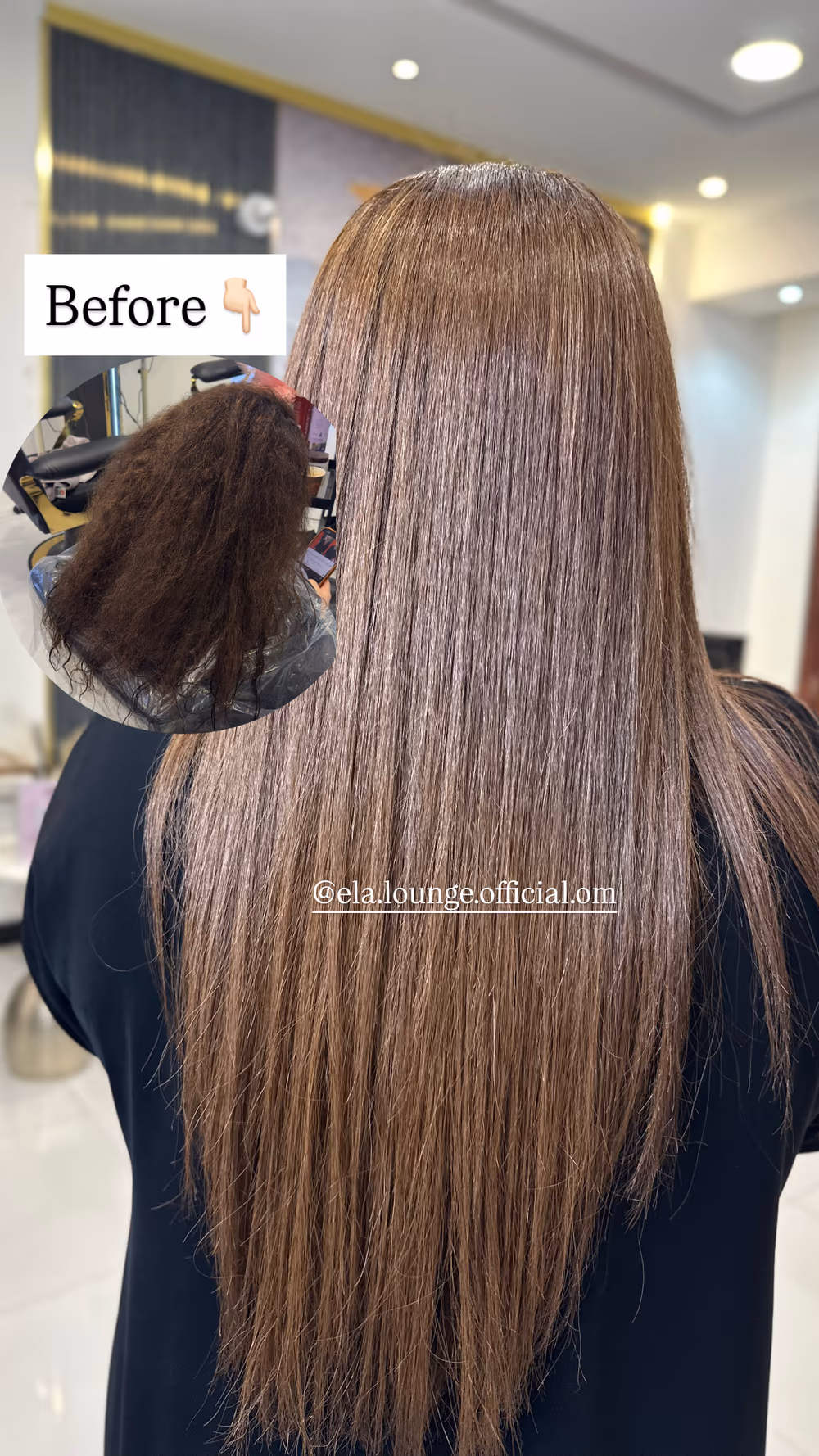 Dry & curly → glossy, healthy length